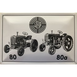 Steyr Diesel Traktor Typ 80 / 80a - Blechschild 18 x 12 cm
