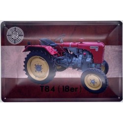 Steyr Traktor T84 18er - Blechschild 18 x 12 cm