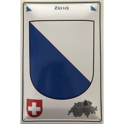 Luzern Wappen Schweiz - Blechschild 18 x 12 cm