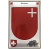 Schwyz Wappen Schweiz - Blechschild 18 x 12 cm