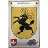 Schaffhausen Wappen Schweiz - Blechschild 18 x 12 cm
