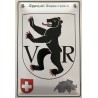 Appenzell Ausserrboden Wappen Schweiz - Blechschild 18 x 12 cm