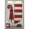 Jura Wappen Schweiz - Blechschild 18 x 12 cm