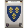 Wiesbaden Wappen Deutschland - Blechschild 18 x 12 cm