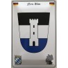 Neu Ulm Wappen Deutschland - Blechschild 18 x 12 cm