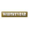 Whiskeybar - Blechschild 46 x 10 cm