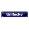 Grillecke - Blechschild 46 x 10 cm