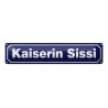 Kaiserin Sissi - Blechschild 46 x 10 cm