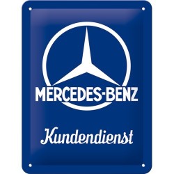 Mercedes Benz Kundendienst 20 x 15 cm Blechschild