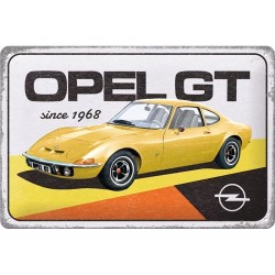 Opel GT 1968 - Blechschild 30 x 20 cm
