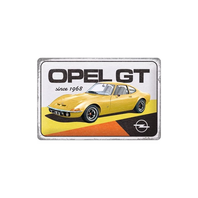 Opel GT 1968 - Blechschild 30 x 20 cm Opel GT 1968 - Blechschild 30 x 20 cm