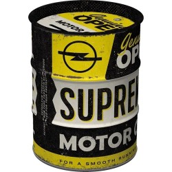 Opel Spardose im Ölfass Design