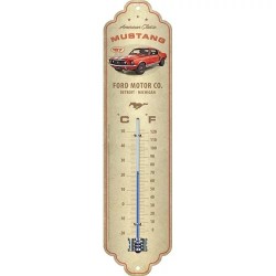 Ford Motor Mustang Thermometer 28 x 6,5 cm