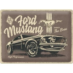 Ford Mustang The Boss 40 x 30 cm Blechschild