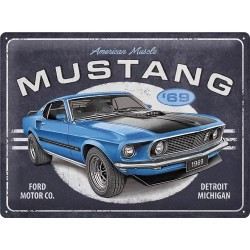 Ford Mustang American Muscle 40 x 30 cm Blechschild