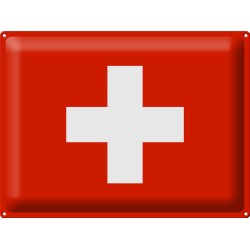 Blechschild 40 x 30 cm Schweiz Wappen