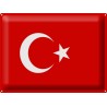 Türkei Wappen Blechschild 40 x 30 cm