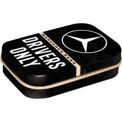 Mercedes Benz Parking Only Pillendose gefüllt mit Pfefferminz
