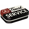 Mercedes Benz Truck Service Pillendose gefüllt mit Pfefferminz