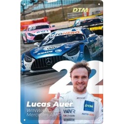 DTM 2022 Lucas Auer Winward Mercedes AMG GT3 - Blechschild 30 x 20 cm