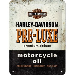 Harley Davidson Pre Luxe Logo Blechschild 20 x 15 cm