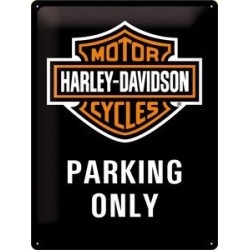 Harley Davidson Parking Only Blechschild 20 x 15 cm
