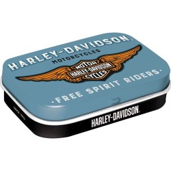 Harley Davidson Free Spirit Riders Pillendose gefüllt mit Pfefferminz