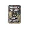 World`s greatest Darts Player- Blechschild 18 x 12 cm