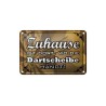 Zuhause ist dort, wo die Dartscheibe hängt ! - Blechschild 18 x 12 cm