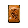 Born to play Dart - Blechschild 18 x 12 cm