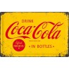 Coca Cola gelbes Logo Blechschild XXL 60 x 40 cm