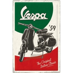 Vespa Classic 1959 Blechschild XXL 60 x 40 cm