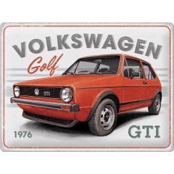 VW Volkswagen Golf GTI Blechschild 40 x 30 cm