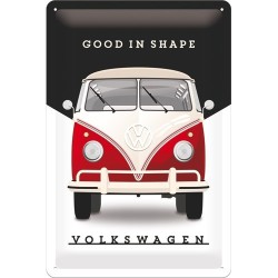 VW Volkswagen Bulli Good in Shape - Blechschild 30 x 20 cm