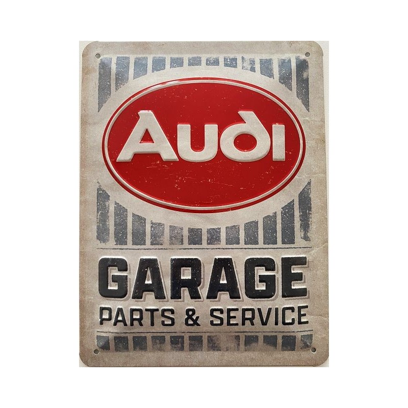 Audi Garage Blechschild 40 x 30 cm Audi Garage Blechschild 40 x 30 cm