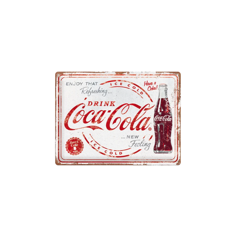 Coca Cola New Feeling Blechschild 40 x 30 cm Coca Cola New Feeling Blechschild 40 x 30 cm
