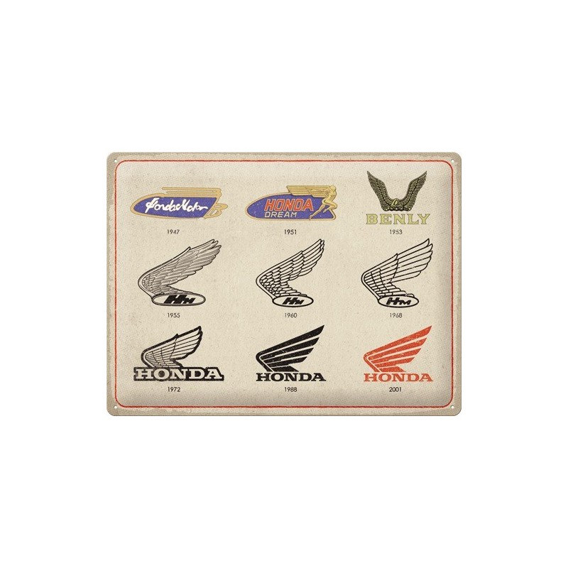 Honda Logos Blechschild 40 x 30 cm Honda Logos Blechschild 40 x 30 cm