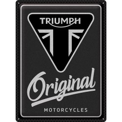 Triumph Logo neu Original Blechschild 40 x 30 cm