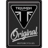 Triumph Logo neu Original Blechschild 40 x 30 cm