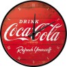 Coca Cola Logo rot Wanduhr 31 cm