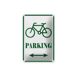 Fahrrad Parking - Blechschild 18 x 12 cm