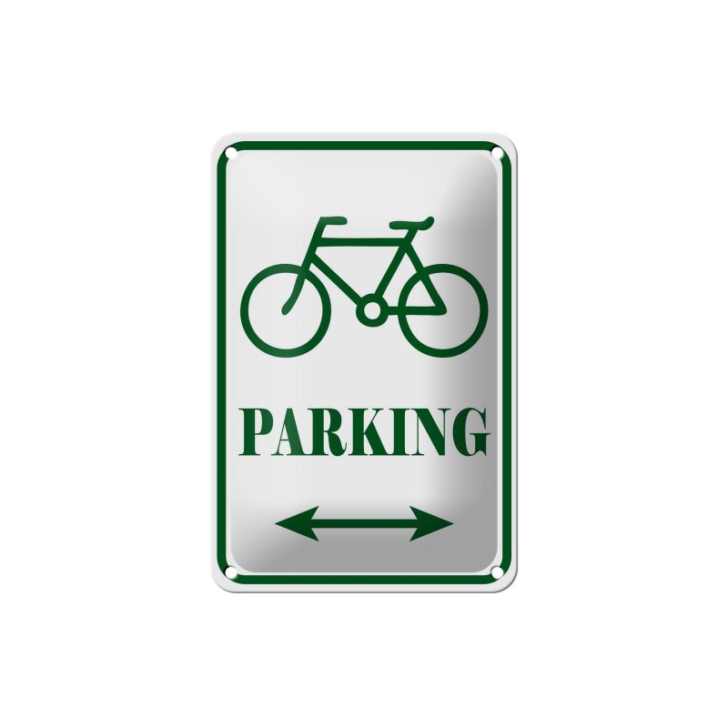 Fahrrad Parking - Blechschild 18 x 12 cm Fahrrad Parking - Blechschild 18 x 12 cm