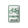 Fahrrad Parking - Blechschild 18 x 12 cm