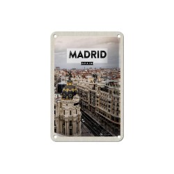 Madrid Spanien Spain ! - Blechschild 18 x 12 cm