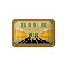 Bier Allee ! - Blechschild 18 x 12 cm