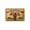 Offizieller Hundenarr nicht therapierbar einfach glücklich ! - Blechschild 18 x 12 cm