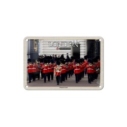 United Kingdom Changingt the Guard London - Blechschild 18 x 12 cm