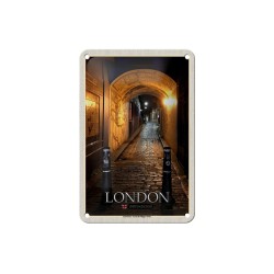 United Kingdom London East End Jack Ripper Tour - Blechschild 18 x 12 cm