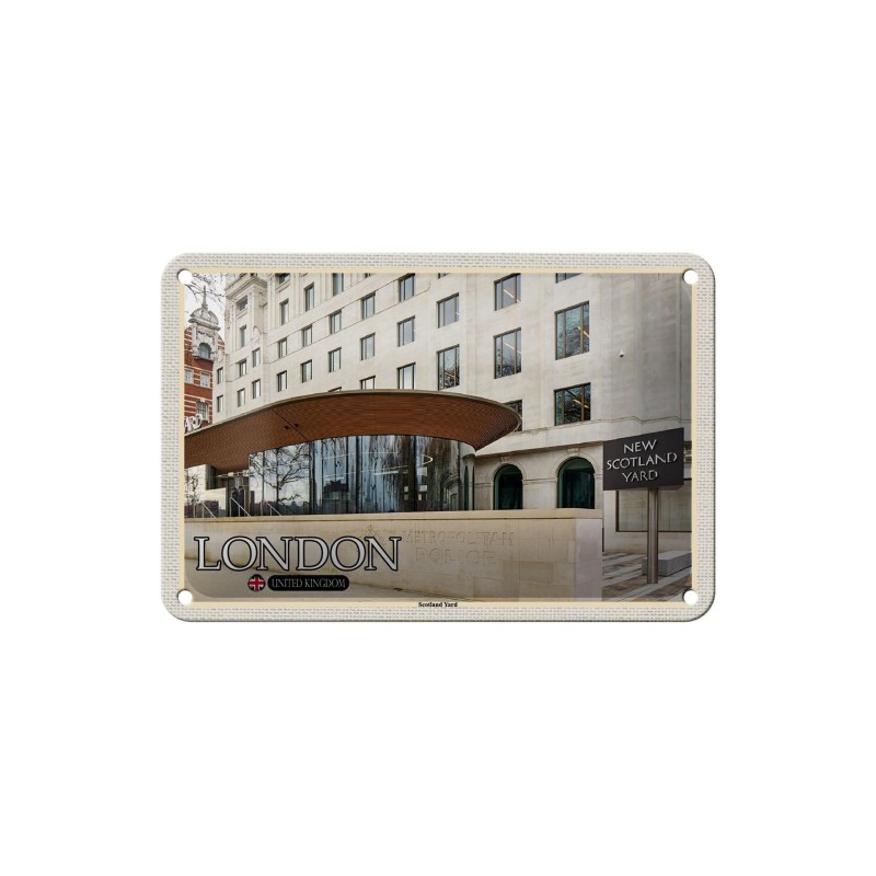 United Kingdom London Scotland Yard UK - Blechschild 18 x 12 cm United Kingdom London Scotland Yard UK - Blechschild 18 x 12 cm