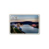 Linz Österreich Donau Fluss - Blechschild 18 x 12 cm